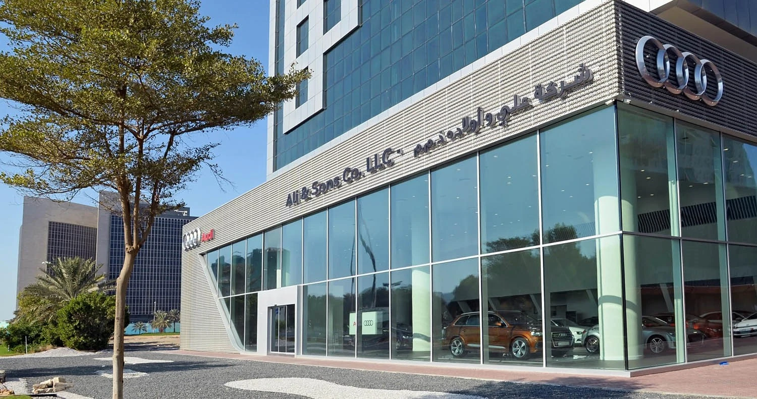 Audi Showroom Abu Dhabi front
